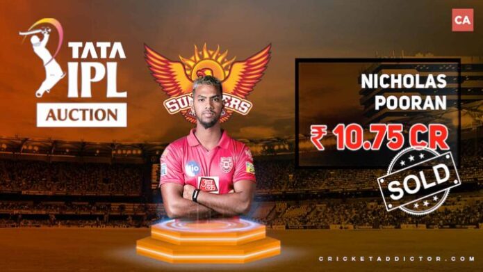 SRH Snatched Away Nicholas Pooran from KKR