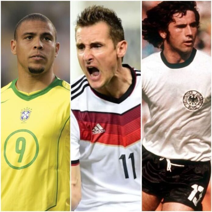 Top 5 goalscorers in FIFA world cup history