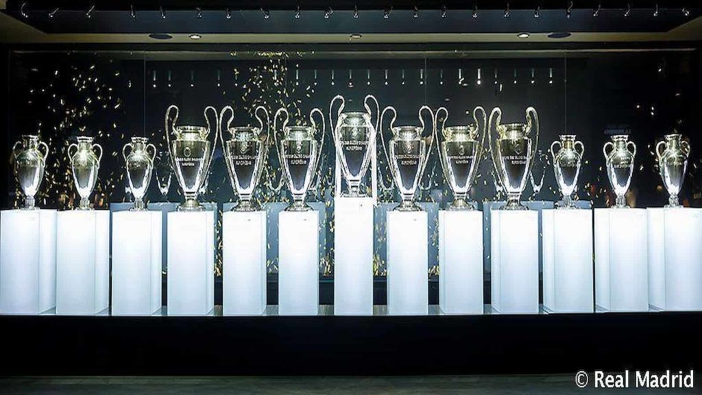 real madrid trophy cabinet