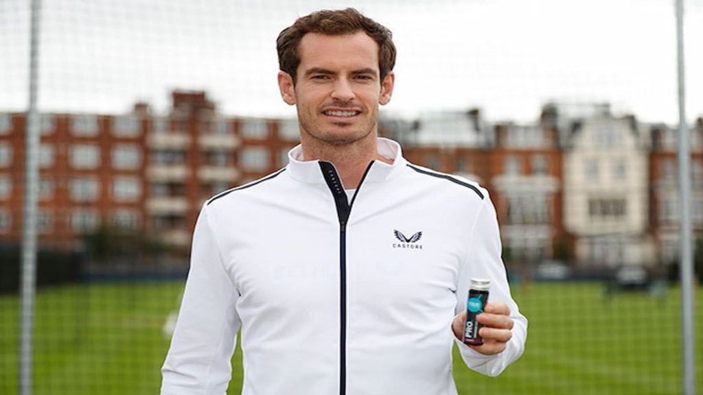 Andy Murray's Sponsorships 2022. TRR Nutrition