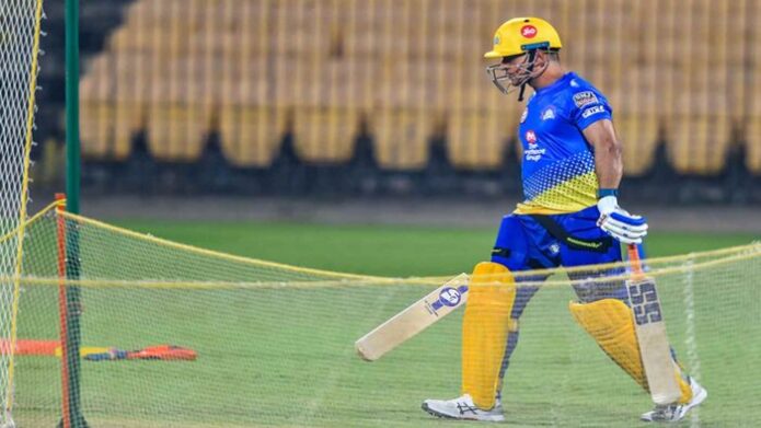 IPL 2022: Watch Dhoni fired up in nets, hits massive sixes at Surat