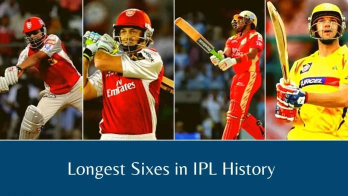Top 10 Longest Sixes In IPL History