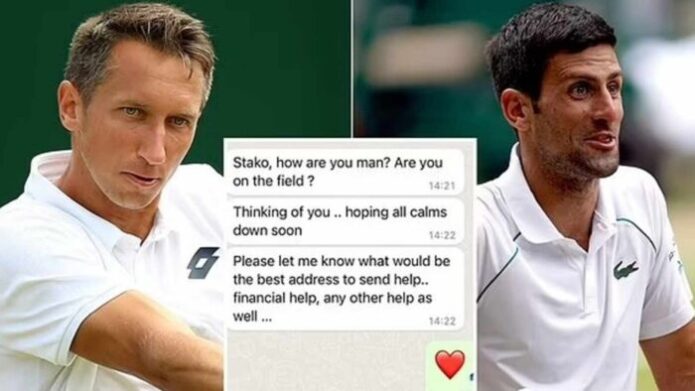 Novak Djokovic Offers Ukrainian Tennis Player Sergiy Help | The SportsLite