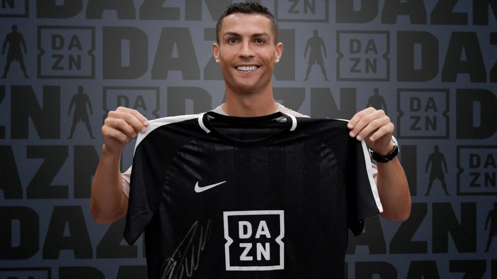 Cristiano Ronaldo Sponsors 2023-DAZN
