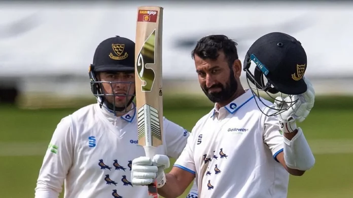 County Championship: Cheteshwar Pujara scores Double-Century on Sussex debut