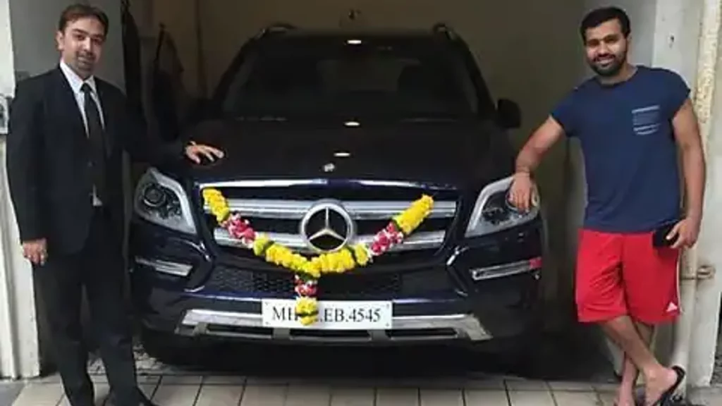 Rohit sharma Mercedes GLS 350d car