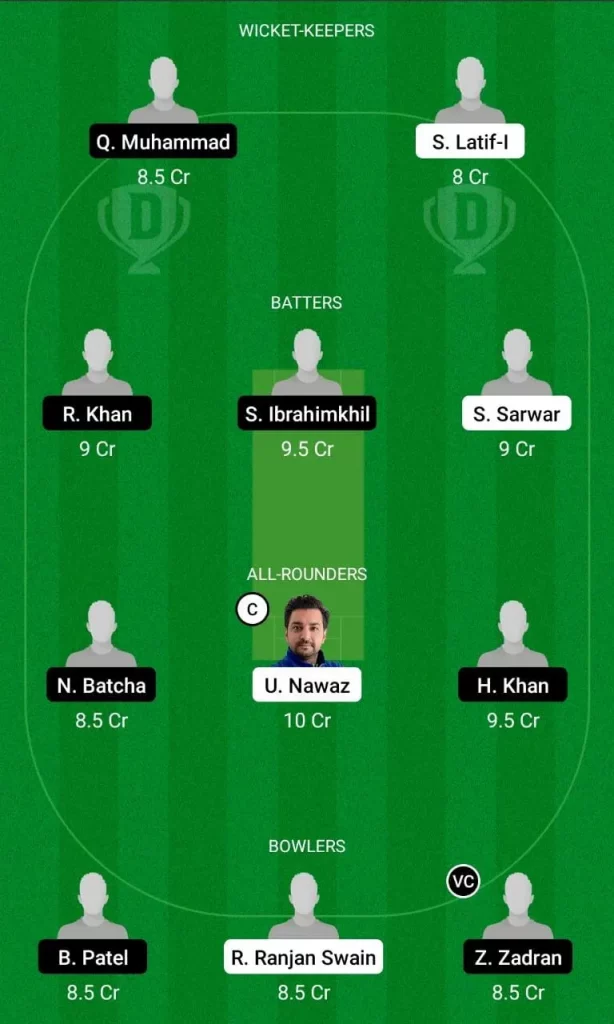 Dream 11 Fantasy Team 2 For ECC vs JKP