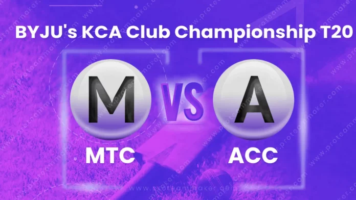 MTC vs ACC Dream11 Prediction, Captain & Vice-Captain, Fantasy Cricket Tips, Playing XI, Pitch report, Weather and other updates