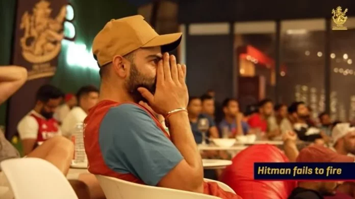Watch: Virat Kohli's Epic reaction after Rohit Sharma's dismissal leaves fans in a frenzy