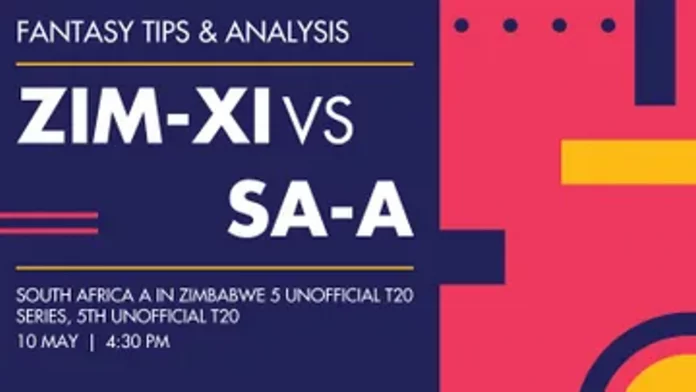 ZIM-XI vs SA-A Dream11 Captain & Vice-Captain, Team Prediction, Fantasy Cricket Tips, Playing XI, Pitch report and other updates