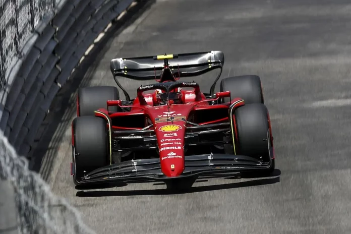 Ferrari will lead teh front row on Sunday at Monte Carlo after the Moanco Grand Prix Qualifying