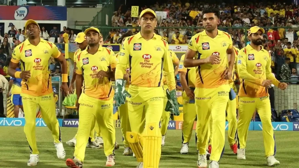 most followed team: CSK