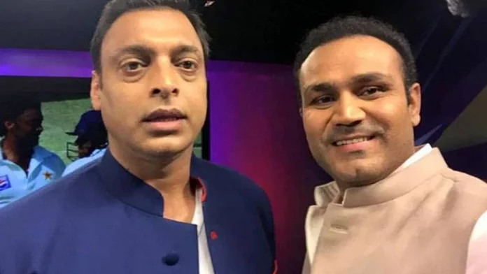 'If he knows more than ICC...' - Shoaib Akhtar hits back at Virender Sehwag for 'chucking' comment
