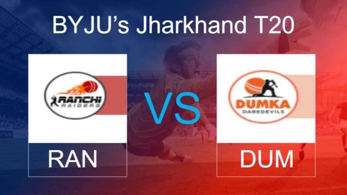 DUM vs RAN Dream 11 Prediction, Captain & Vice-Captain, Fantasy Cricket Tips, Playing XI, Pitch report, Weather and other updates- BYJU’S Jharkhand T20