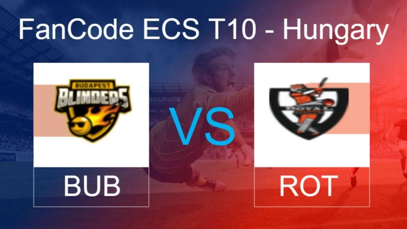 ROT vs BUB Dream11 Prediction, Captain and Vice-Captain, Fantasy Cricket Tips, Playing XI, Pitch report and other updates- FanCode ECS T10