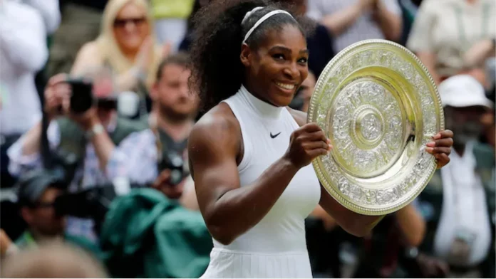 Serena Williams returns before Wimbledon at Eastbourne International along with her doubles partner Ons Jabeur