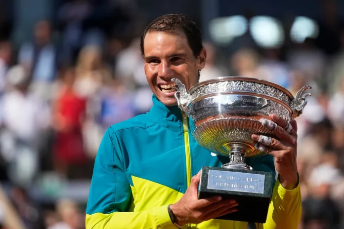 Twitter hails Nadal as he won his 14th French Open title and his 22nd Grand Slam title Overall