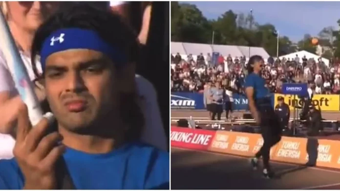 Neeraj Chopra sets a new national record with 89.30 meters throw in first competition after Tokyo Olympics