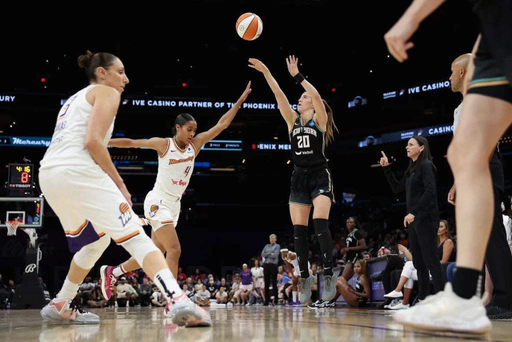 New York Liberty and Phoenix Mercury previously this season.