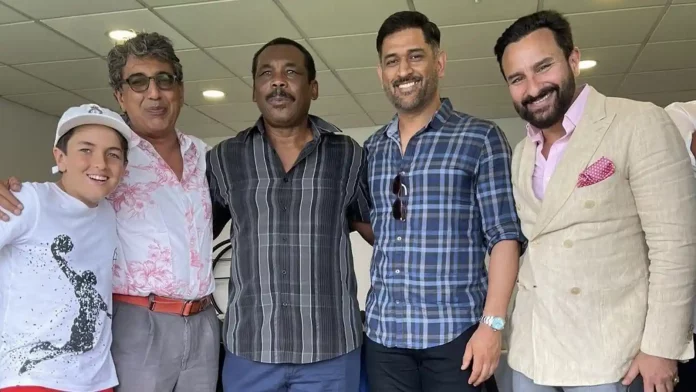 England vs India: Viral Pic Of MS Dhoni With Saif Ali Khan And West Indies Legend From 1st ODI