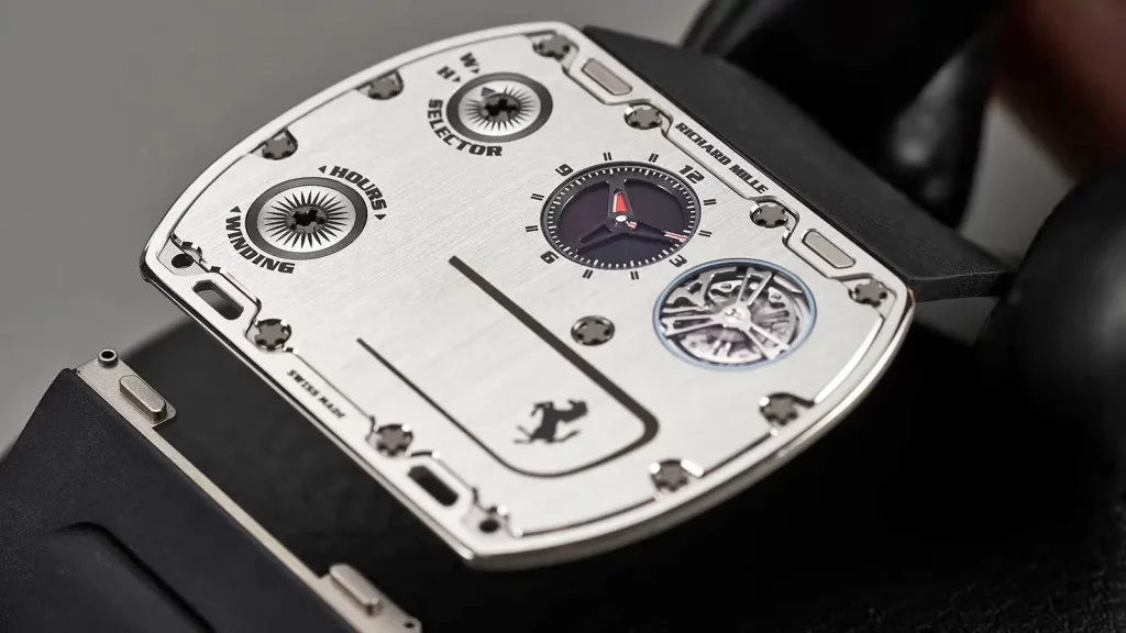 The face of the world's thinnest watch| Image Credits: Richard Mille