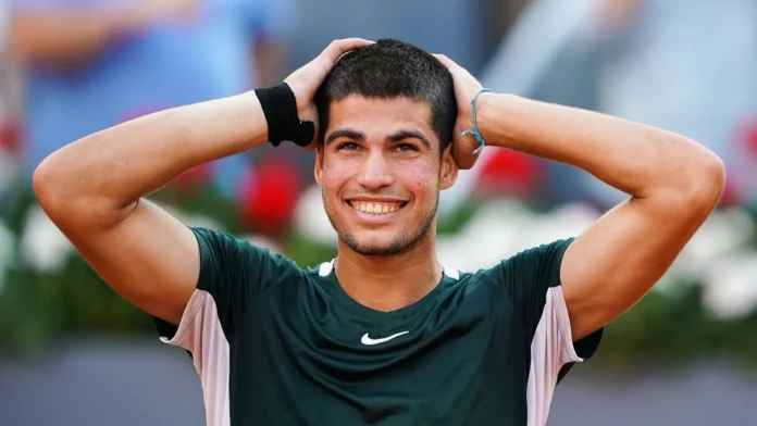 Carlos Alcaraz is surprised by his rise in the ATP rankings ahead of the US Open