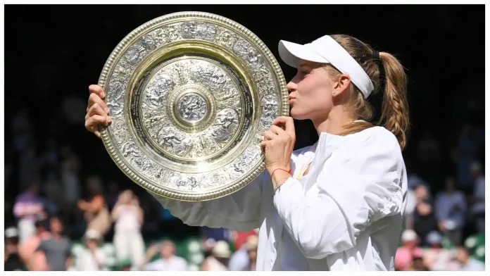Elena Rybakina becomes the first Kazakh player to win the Wimbledon