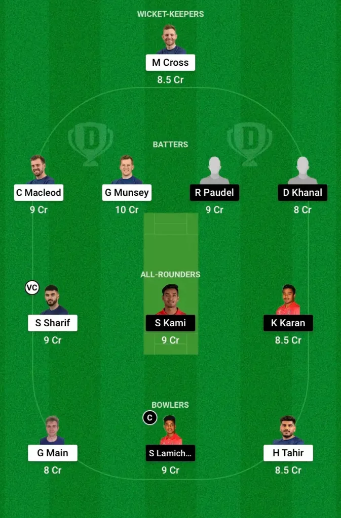 SCO vs NEP Dream 11 Prediction, Captain & Vice-Captain, Fantasy Cricket Tips, Playing 11, Weather Forecast, Pitch Report and other updates – Match 93, ICC Men’s CWC League 2