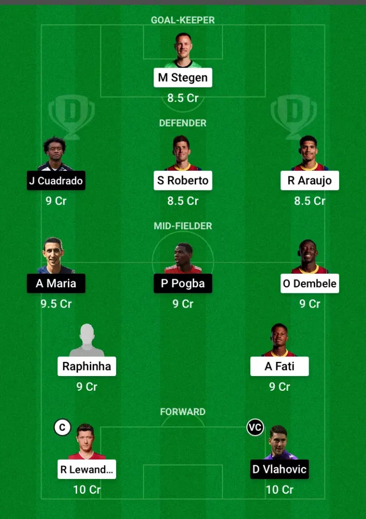 BAR vs JUV Dream11 prediction: Get fantasy football team tips for