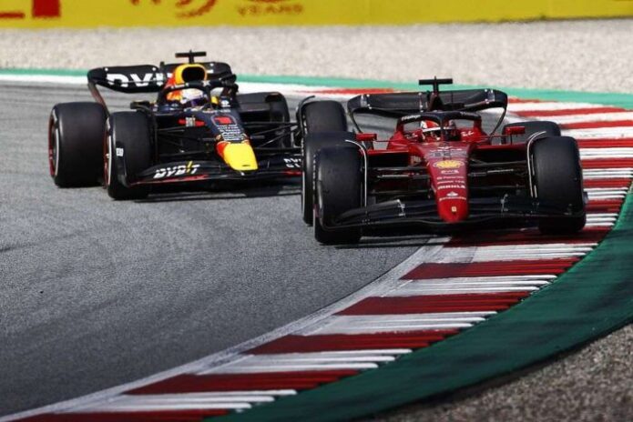 Ferrari and RedBull