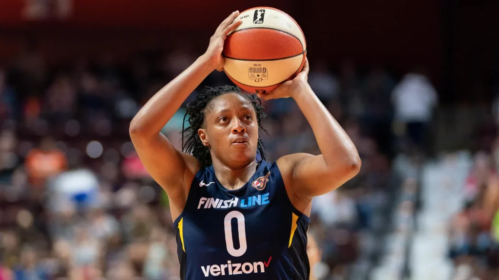 Kelsey Mitchell during a game.