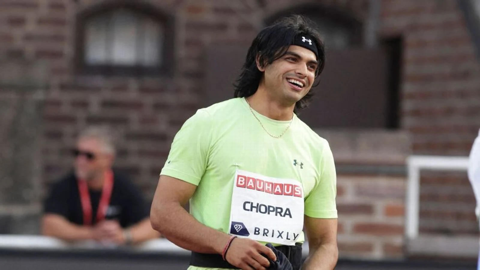 What is Neeraj Chopra Javelin throw length at Stockholm Diamond League?