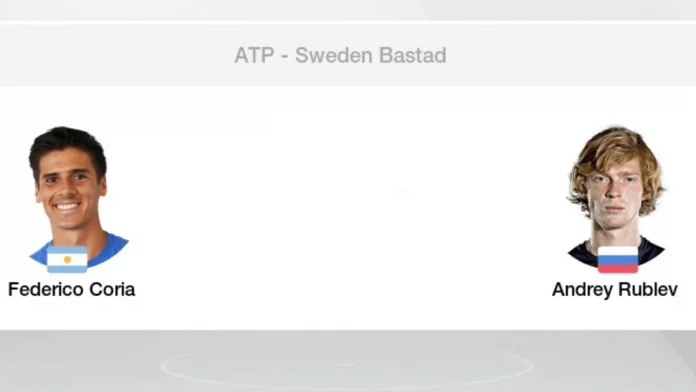 Federico Coria vs Andrey Rublev Prediction, Head-to-head, Preview, Betting Tips and Live Stream – Swedish Open