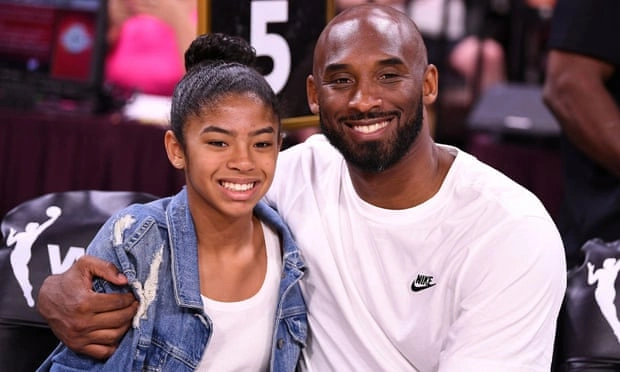 Kobe Bryant and his daughter.
