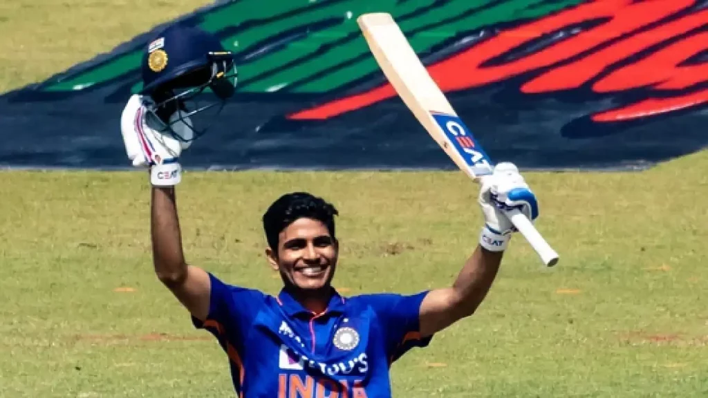 Shubman Gill's Century in IND Vs ZIM 3rd ODI