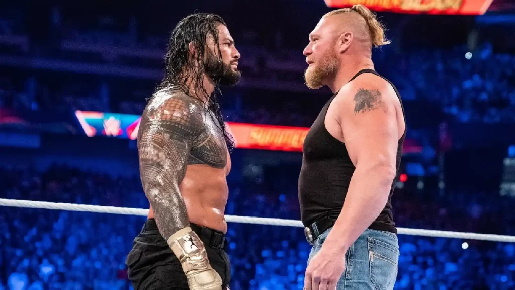 Roman Reigns and Brock Lesnar