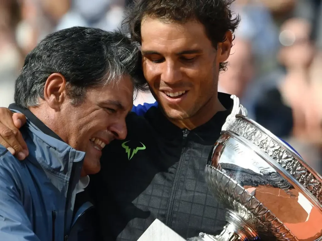 Toni Nadal and Rafael Nadal 