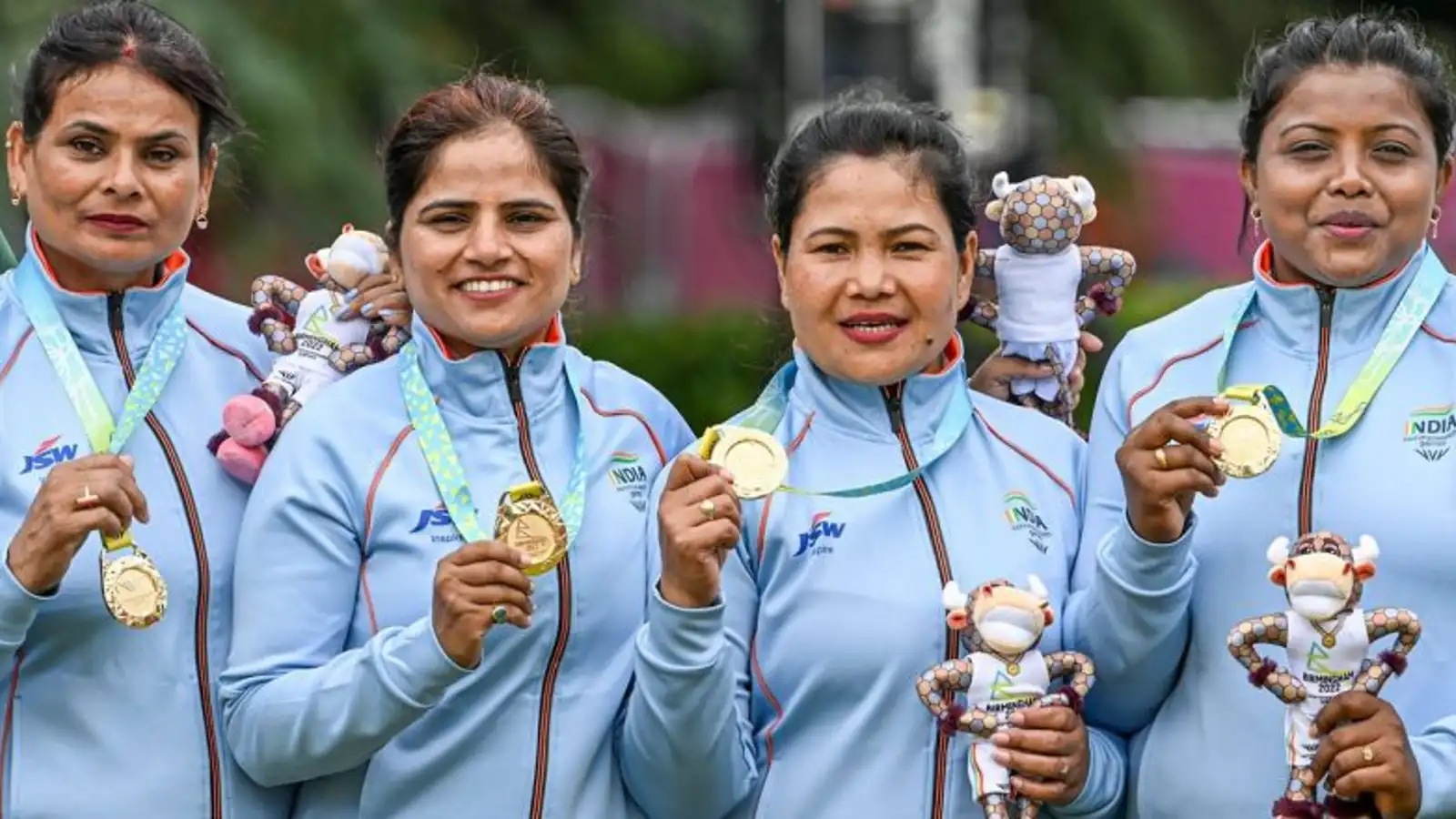Commonwealth Games 2022 Women Quartet wins India's First Lawn Balls Gold
