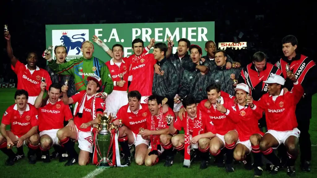 The winning team of Manchester United in 1992-1993 Premier League