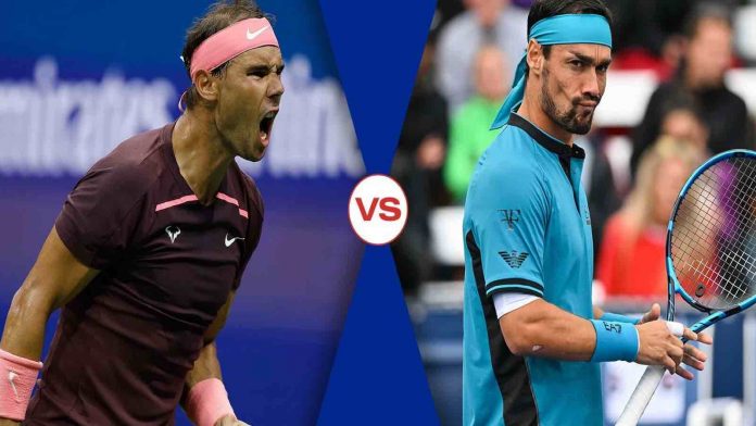 Rafael Nadal vs Fabio Fognini Prediction, Head-to-Head, Preview, Betting Tips and Live Stream- US Open 2022