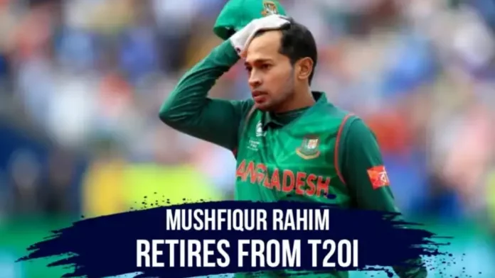 Bangladesh's Mushfiqur Rahim Announced Retirement from T20I