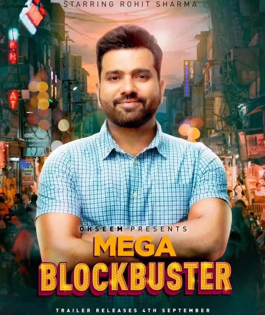 Rohit Sharma, Sourav Ganguly, Rashmika Mandanna share posters from their Mega Blockbuster See here