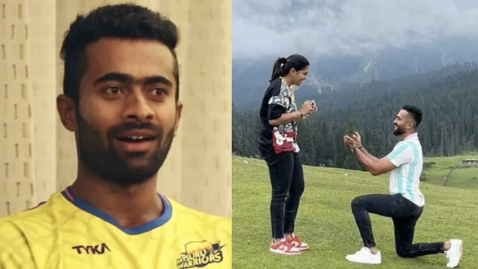 Indian women Cricketer Veda Krishnamurthy gets engaged to weightlifting coach Arjun Hoysala.