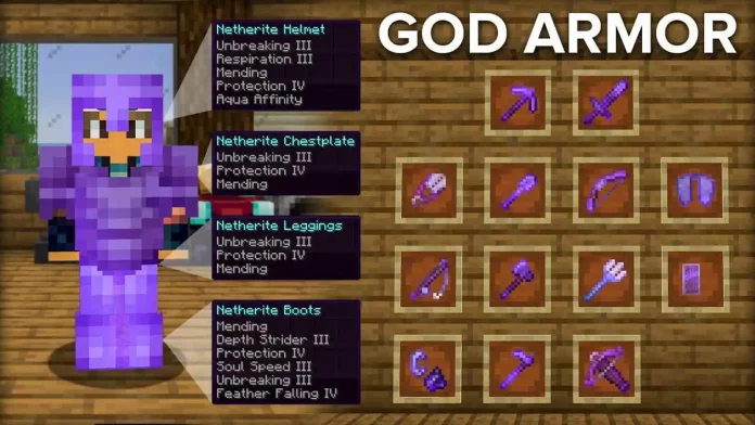 Best Enchantments in Minecraft for Armor