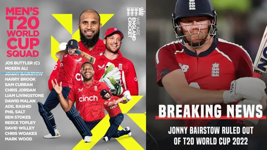 England’s Squad for ICC Men’s T20 World Cup 2022