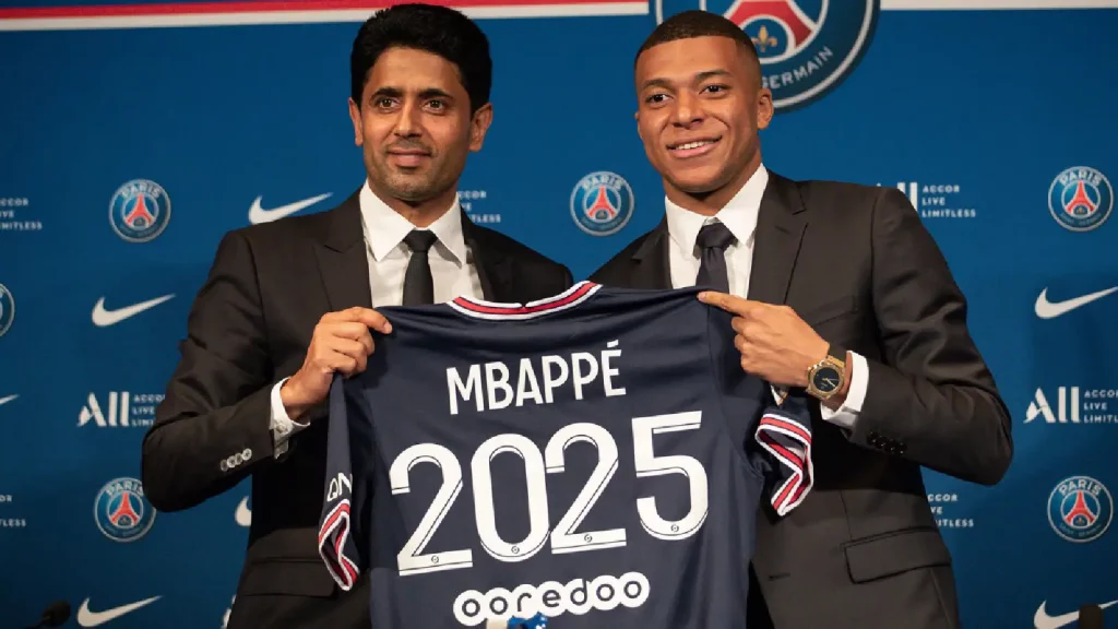 Kylian Mbappe new contract signing