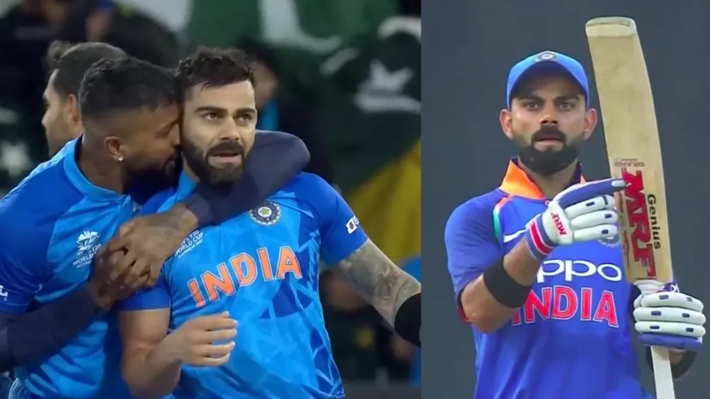 Mr. Sharan through his social media shared the following ideas referring to Virat Kohli's knock