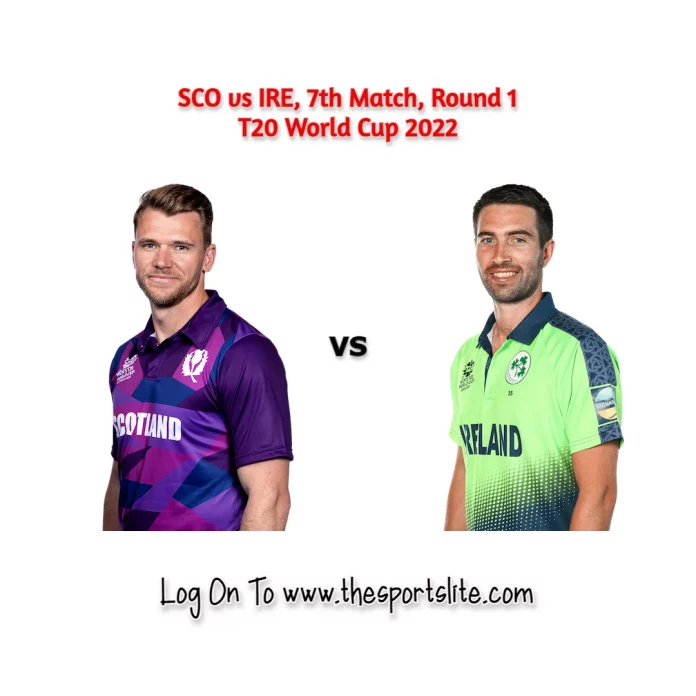 SCO vs IRE Dream11 Prediction, Captain & Vice-Captain, Fantasy Cricket Tips, Head-to-head, Playing XI, Pitch Report, Weather, and other updates