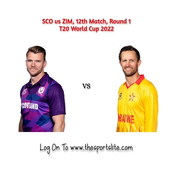 SCO vs ZIM Dream11 Prediction, Captain & Vice-Captain, Fantasy Cricket Tips, Head-to-head, Playing XI, Pitch Report, Weather, and other updates