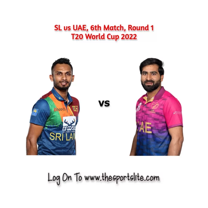 SL vs UAE Dream11 Prediction, Captain & Vice-Captain, Fantasy Cricket Tips, Head-to-head, Playing XI, Pitch Report, Weather, and other updates
